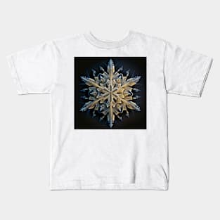 Winter Snowflake Ornament Kids T-Shirt